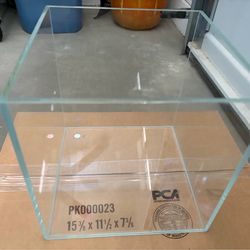2 gallon Ultum Rimless Glass Aquarium