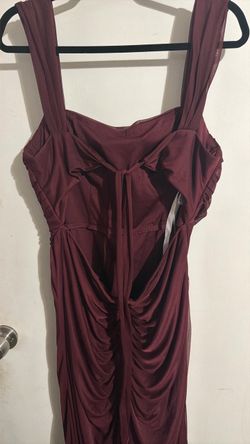 Maroon formal dress size 16a 1xl