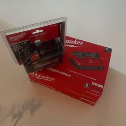Milwaukee Battery and Milwaukee Charger M18