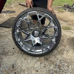 22” Rims & Dirt Bike