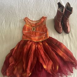 Girl Halloween Costume. Kids Costume. Disney Fawn from tinker bell Halloween costume  Fawn Halloween costume  Size 5/6