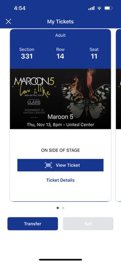 Maroon 5 Tickets