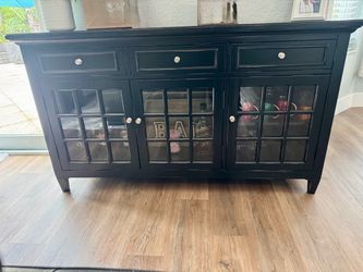 Black cabinet