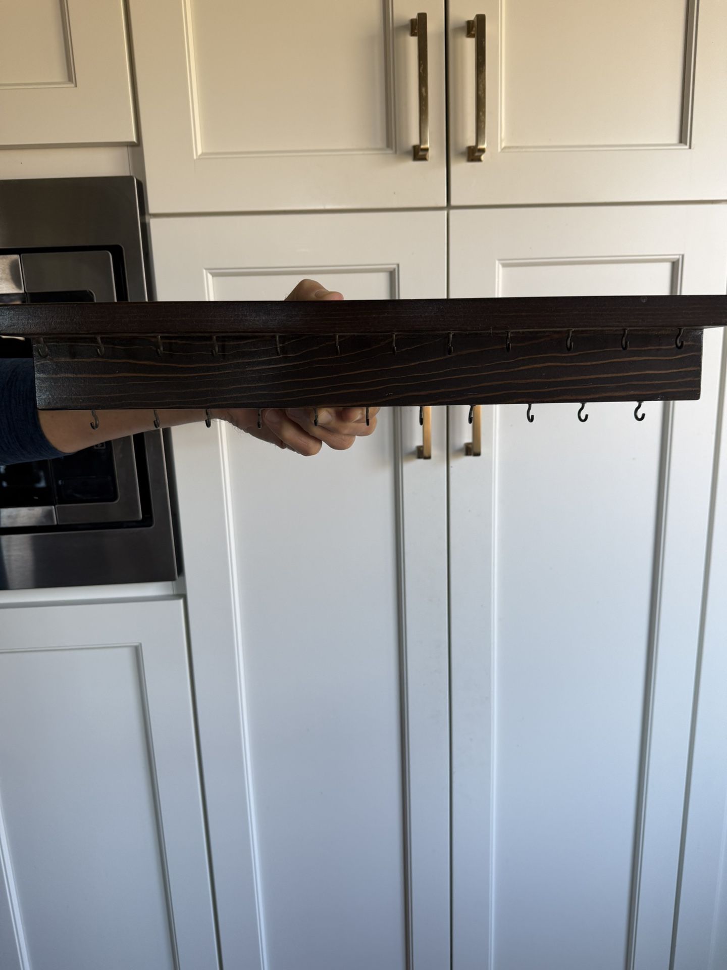 Wooden jewelry holder