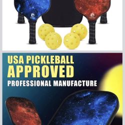 DULCE DOM Pickleball Paddles Set