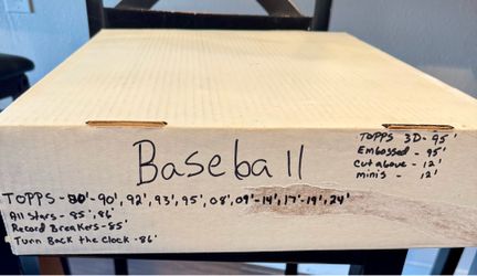 Lot of baseball cards, approximately 4,500.
