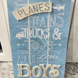 Boys Room Wall Art