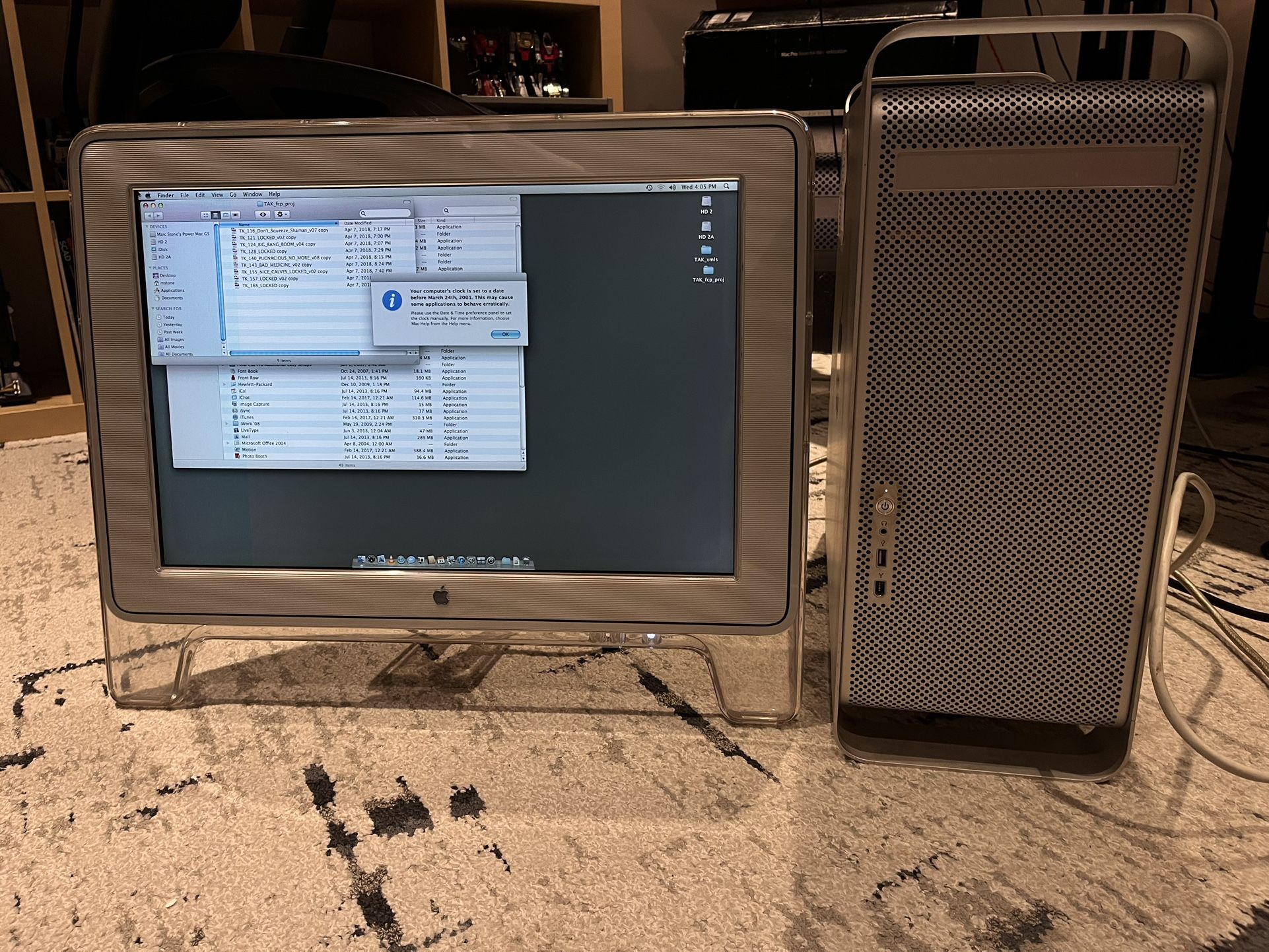 For sale G5 Tower With Cinema Display
