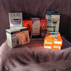 NEW! NEW! SKIN CARE, MENS RAZORS,