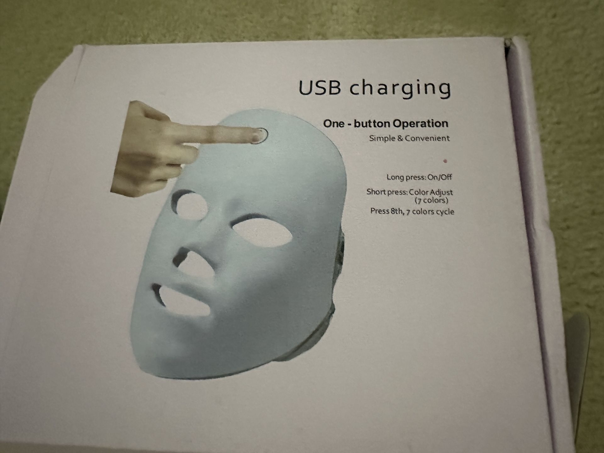 LED Face Mask Light Therapy