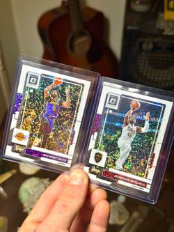 Nice 👍 ! 2022-23 Donruss Optic Holo Purple Shock Lot – Anthony Davis & Donovan Mitchell !
