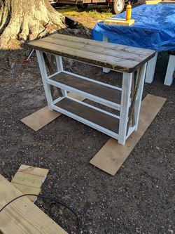 Fresh Built Farmhouse Entryway/console Tables Available Now!