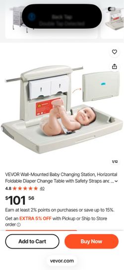 Baby changing table
