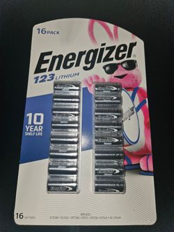 Energizer 123 Lithium Batteries 16-Pack