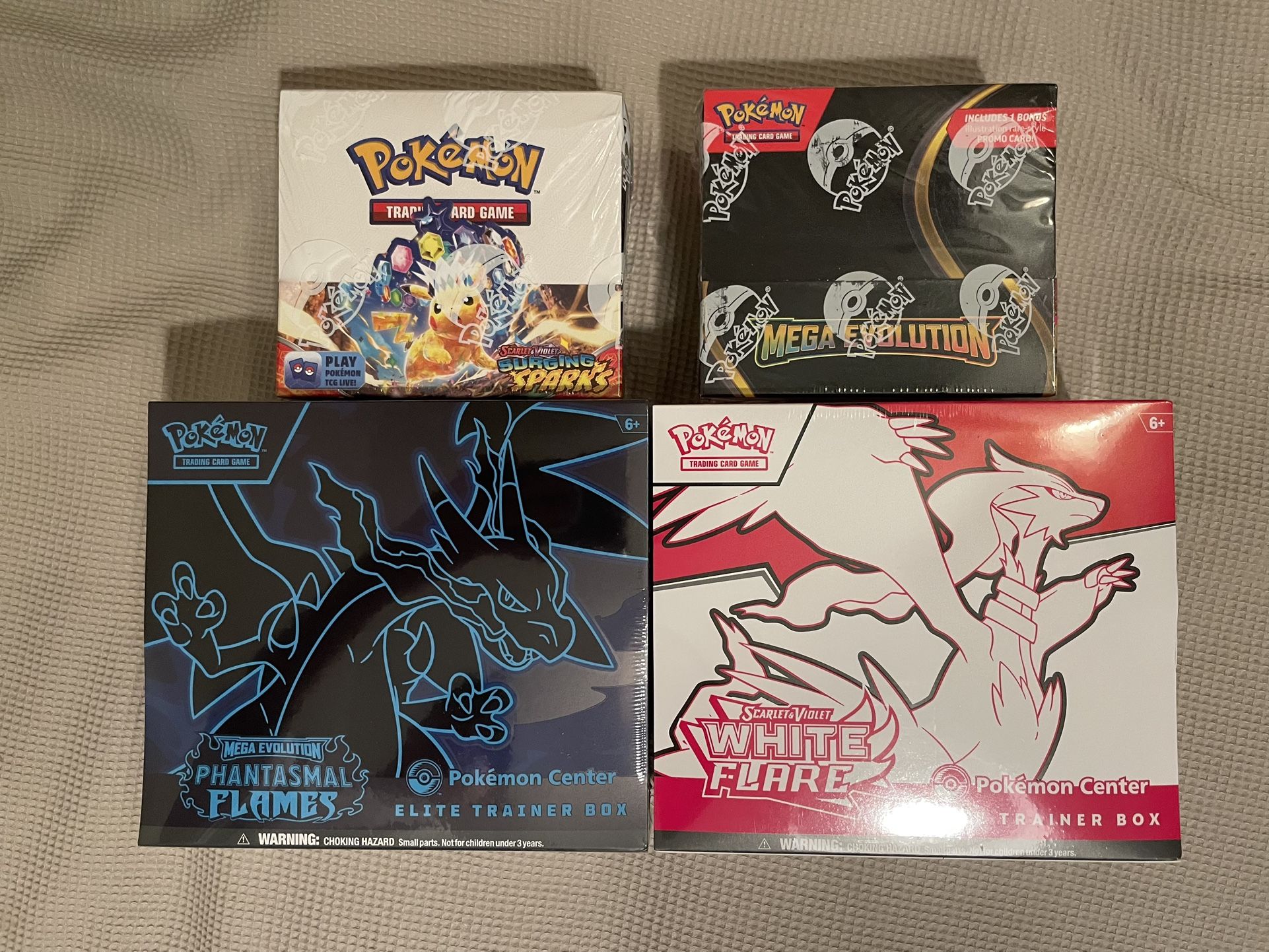 Pokemon Center ETB and Booster Boxes