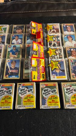 1987 Topps factory sealed packs of baseball cards
