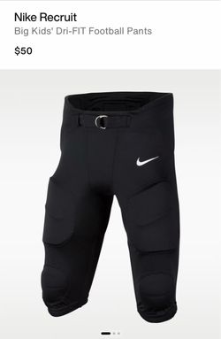 Nike recruit youth medium padded football pants