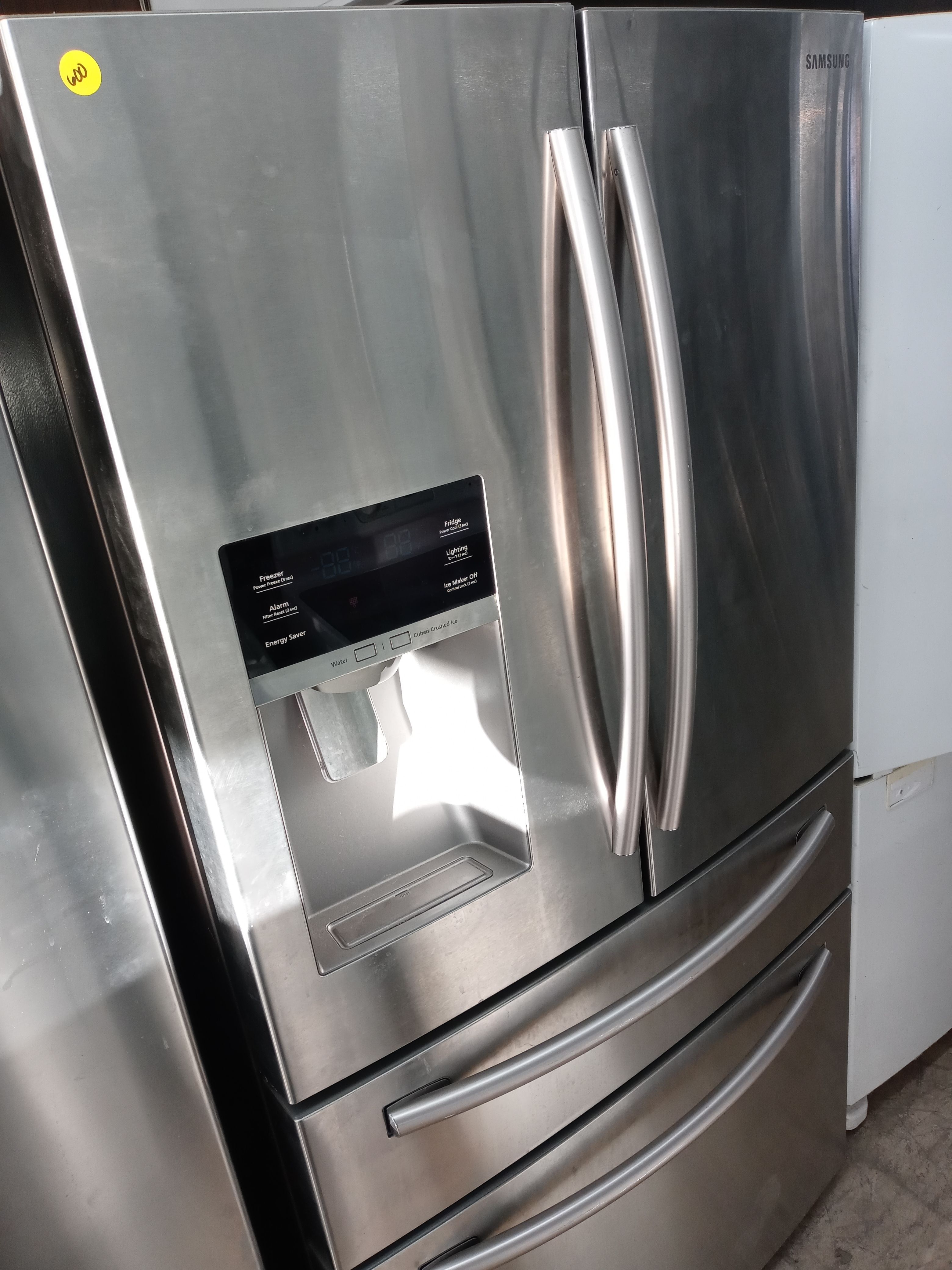 Samsung stainless steel four-door french door refrigerator - Free delivery