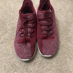 Burgundy Adidas Running Shoes