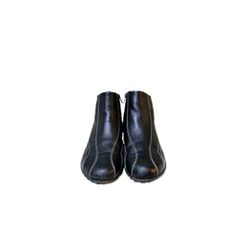 ECCO Women's Black Leather Gore-Tex Zippered Ankle Boots
