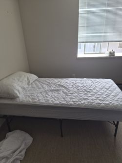 Free Red Couch And 2 Twin Beds