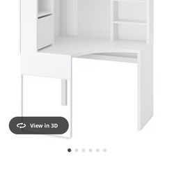 MICKE IKEA Corner Work Station desk 
