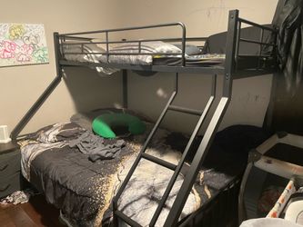 Metal Twin over Full Bunk Bed Frame