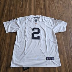 Raiders Jeanty White Jerseys $50ea Firm S M L Xl 2x 3x 