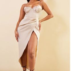 Pretty little thing Champagne Dress