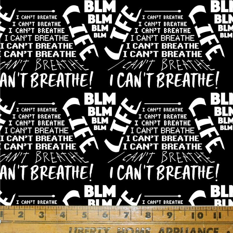 I CAN'T Breathe Face Mask
