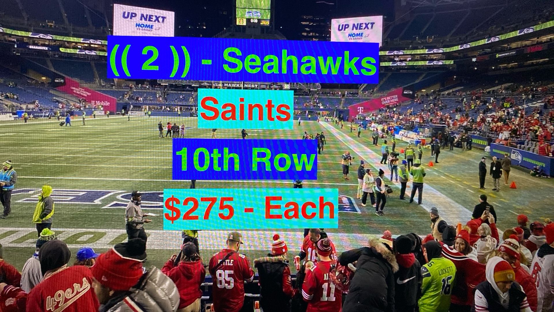 Seahawks Saints Tickets
