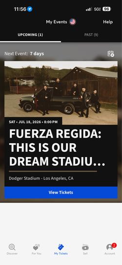 3 Fuerza Regida Tix 7/18/26