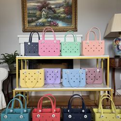 New EVA Tote Bag with FREE Charm - Perfect Gift for your Teens and Tweens!