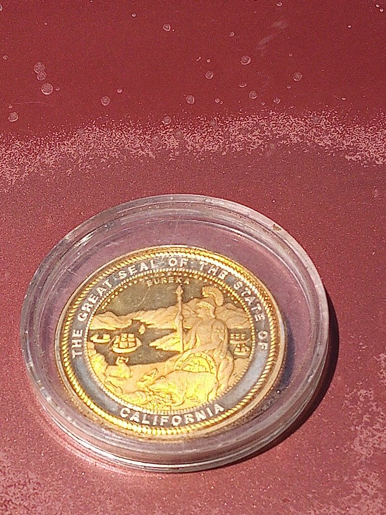 1 Troy Ounce Pure SILVER GOLD California