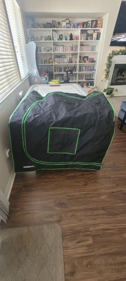 Two different grow tents