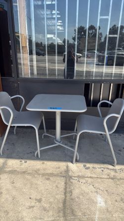 Table and chairs