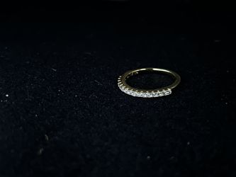 14k gold plated (cz) ring