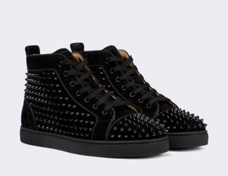 Christian Louboutin Black High Top Sneakers