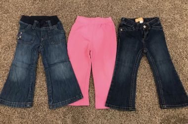 Toddler Girls 2T /24 mth bottoms lot