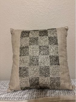 Beaded Decorative Throw Pillow