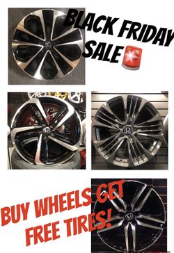 🔥🔥 🔥🔥🔥 BLACK FRIDAY SALE! Buy rims get FREE TIRES 🔥🔥🔥 (only 50 down payment / no credit check)