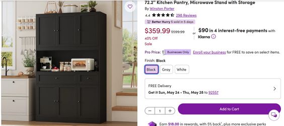 Kitchen pantry cabinet Wayfair