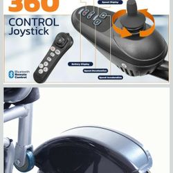Electric Wheelchair With Remote Control And Joystick 