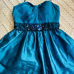 Short dress - dark teal/green