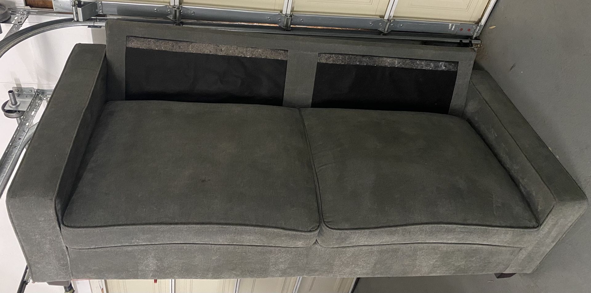 couch without back cushions