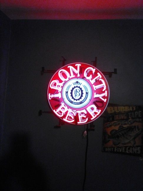 Iron City Neon Sign 