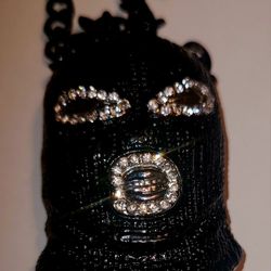 BLACK GOON MASK W/STAINLESS CHAIN