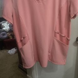 Large. Pink NEW scrub Top $10