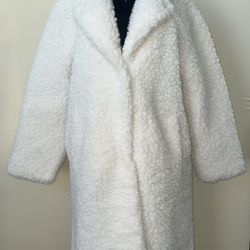 Plush Cream Coat