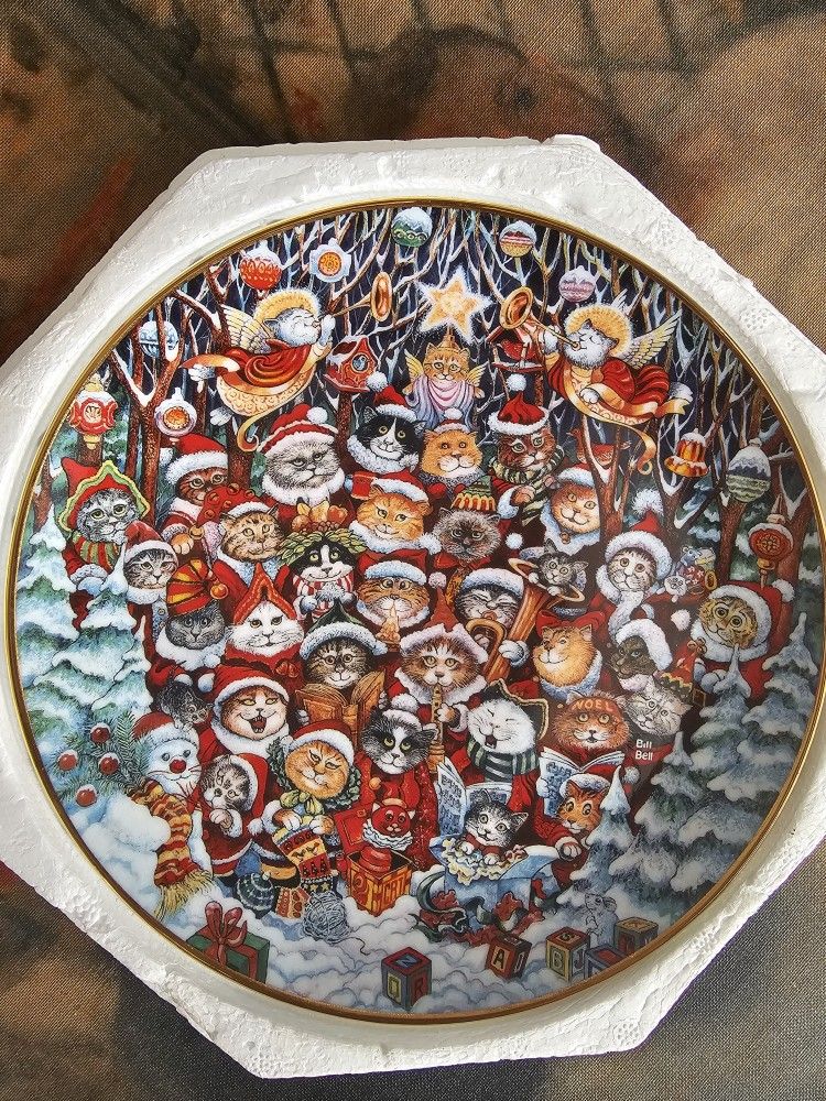 Santa Claws Decoration Plate 